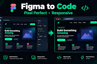 convert your figma design to a pixel perfect responsive website