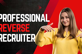 search for jobs as a reverse recruiter