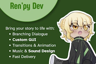 code a renpy visual novel for you