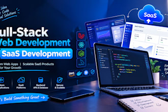 develop a fullstack saas web application and custom softwa