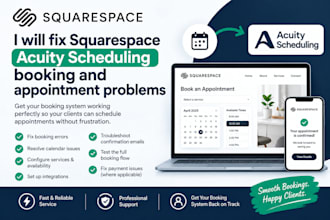 fix squarespace scheduling booking and appointment problems