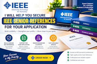 help you secure senior references for your application