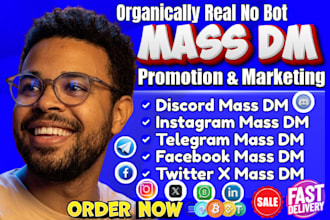 do bulk discord mass dm, instagram mass dm, whatsapp mass dm, telegram mass dm