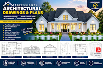 professional architectural blueprint designing services