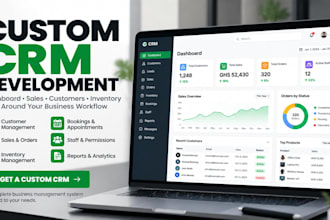 build a custom CRM admin dashboard