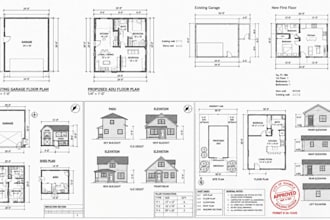 design adu and garage conversion plans in chief architect for permit submission
