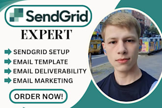 fix sendgrid email deliverability domain authentication sendgrid email template