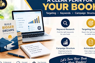set up amazon KDP ads and plan book marketing