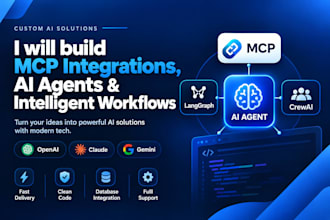 build mcp integrations, mcp servers, qwenai, crewai, langgraph and ai agents