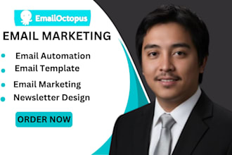 setup emailoctopus automation emailoctopus christmas newsletter email sequence