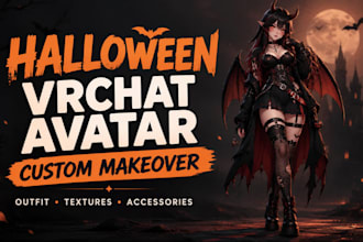 customize your vrchat avatar for halloween with spooky details