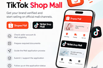 help your brand launch on shopeemall and tiktokshop mall in vietnam