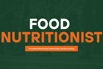 create personalized meal plans, nutrition guides for healthy eating