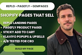 replo landing page pagefly gempages shogun shopify product page cro replo