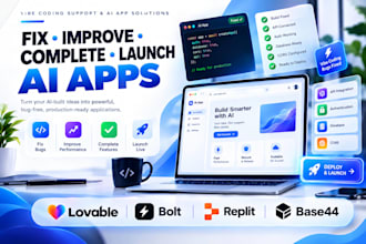 fix vibe coding bugs, lovable, bolt, replit, base44, API, auth, database, cors