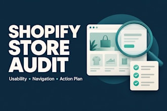 review your shopify store and report usability issues