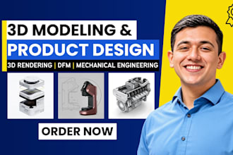do 3d cad design 3d product modeling 3d product dfm cad design using solidworks
