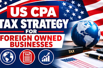provide US CPA tax strategy for foreign owned businesses
