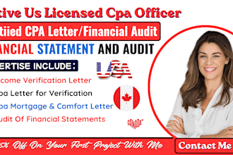 provide us cpa letter for mortgage income verification proof of funds