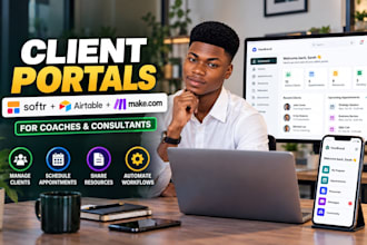 build a client portal for your coaching business with softr and airtables