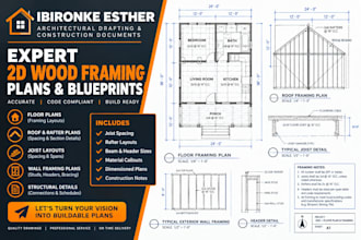draft wood framing construction plans