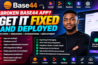 build and deploy your base 44 web app base44 saas base44 API base 44 automation