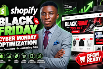 optimize your shopify store for black friday cyber monday holiday sales