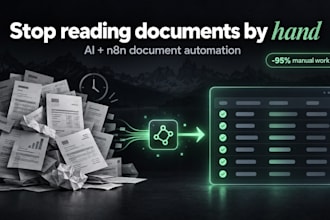automate PDF data extraction with n8n and ai