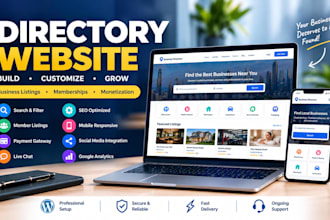 design brilliant directory website, business directory listing directory