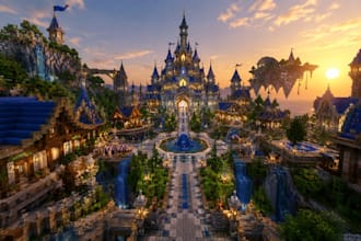 build custom minecraft cities, spawns and lobbies