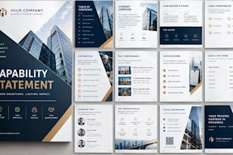 design a government contract capability statement