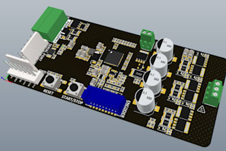design custom stepper motor and robot driver pcb