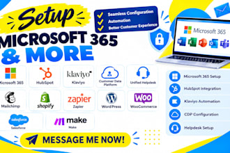 configure microsoft 365 hubspot klaviyo customer data platform unified helpdesk