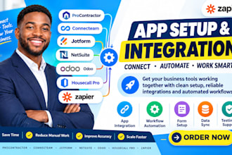 procontractor connecteam jotform netsuite odoo housecall pro zapier intgeration