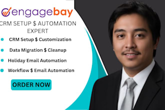 setup engagebay christmas campaign engagebay holiday email automation