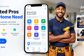 create an on demand home service app, handyman app