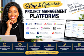 setup jira linear asana mondayai clickup notion trello smartsheet planview wrike