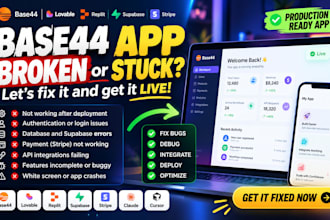 develop base44 base44 saas base44 web app with database API payments workflows