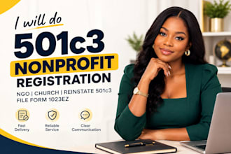 do 501c3 nonprofit registration, ngo, church, bylaws, tax exempt, form 1023ez