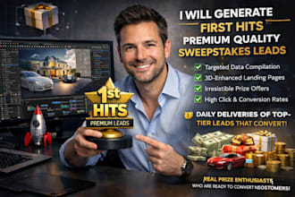 give premium sweeps leads, usa leads, mega million leads, senior elderly leads