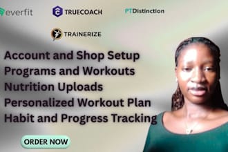setup transfer programs nutrition workout plans to trainerize everfit hubfit app