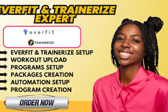 setup transfer programs nutrition workout plans to trainerize everfit hubfit app