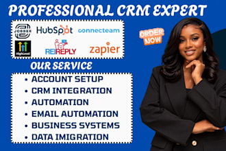 highlevel hubspot crm automation connecteam jobber rei reply zapier integration