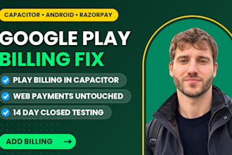 google play billing capacitor razorpay closed testing android play billing
