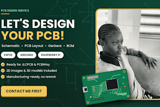 design a production ready pcb for circuit and manufacturing