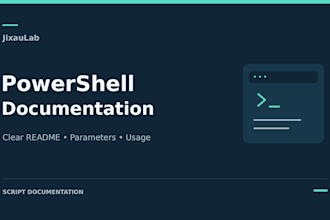 document your powershell script for a clear handover