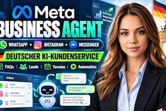 richte meta business agent für whatsapp instagram messenger ki automation ein