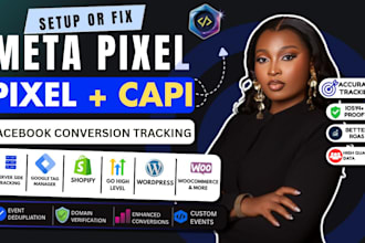 setup meta pixel facebook pixel conversion API capi tracking