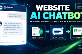 build a rag website ai chatbot trained on your documents and lead capture