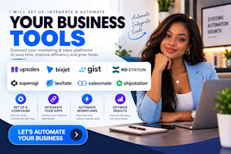 setup upsales bixjet gist rd station superagi levitate salesmate shipstation